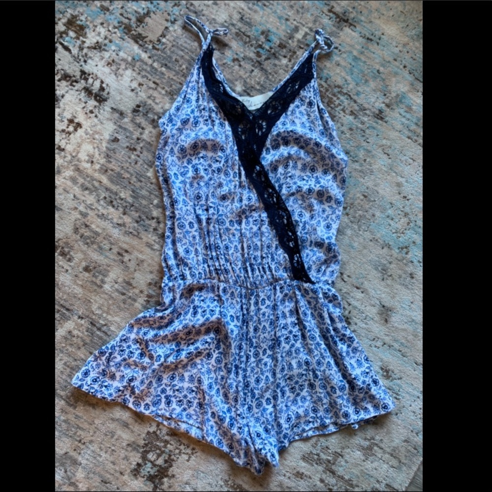 Blue romper